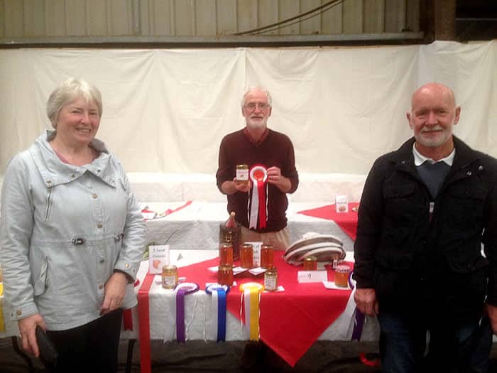 Ita O'Reilly, Patsy Cahalan and Ian Speirs Ita O'Reilly, Patsy Cahalan and Ian Speirs (Tribes Beekeepers)